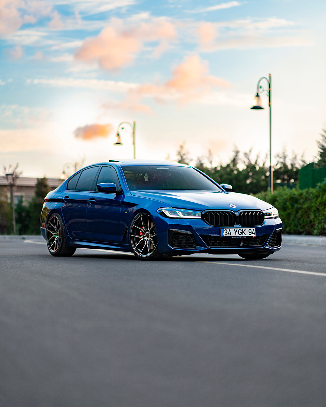 BMW G30 Blue - Arceo Wheels